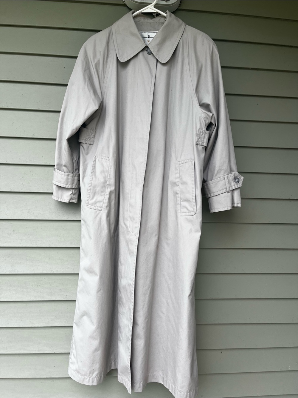Like new Classic Light Gray Trench Coat by London Fog